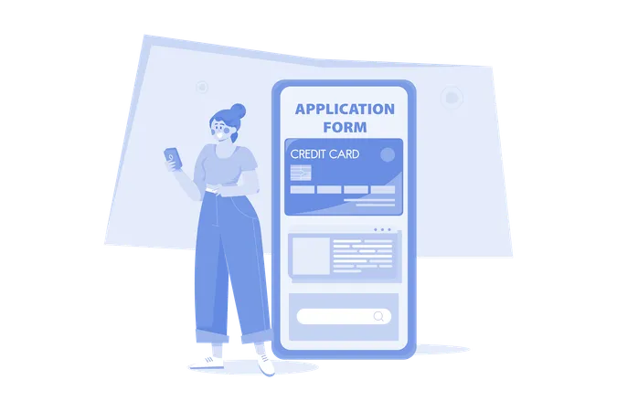 Credit Card Application  Illustration