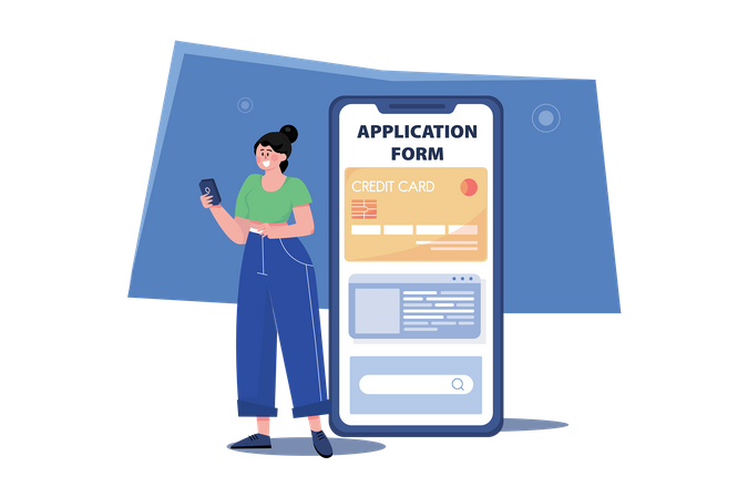 Credit Card Application  Illustration