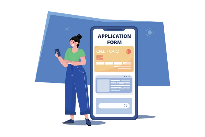 Credit Card Application  Illustration