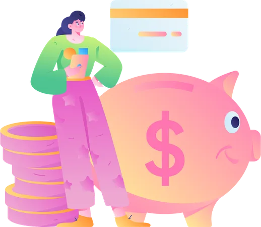 Credit Card Bill  Illustration