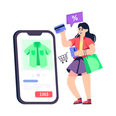 Credit card discount  Illustration