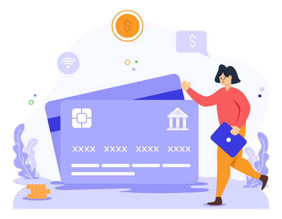 Credit Card  Illustration