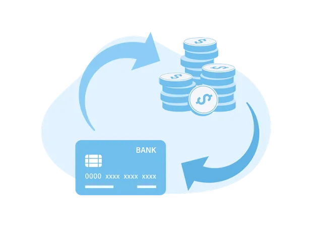 Credit Card Payment Trending Concept Flat Illustration Illustration