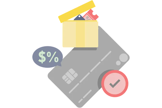 Credit card payment  Illustration