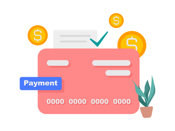 Credit Card Payment Illustration