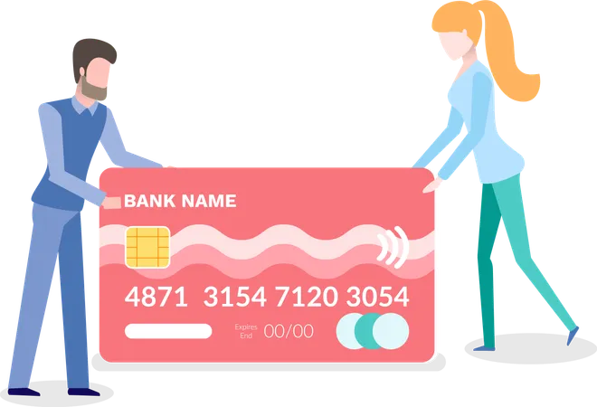 Credit Card Payment  Illustration