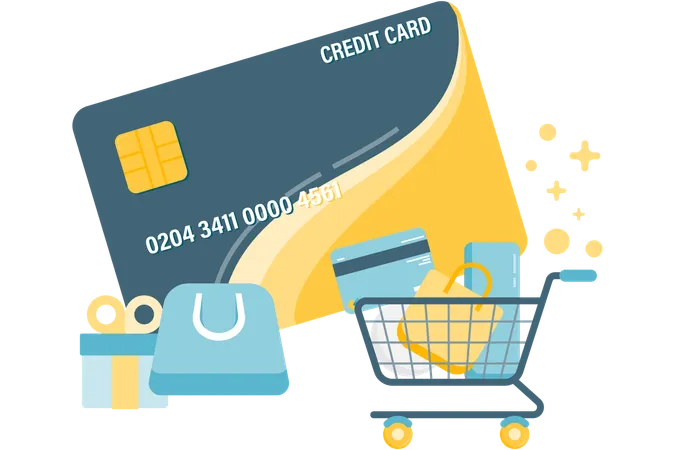 Credit card payment promotion  Illustration