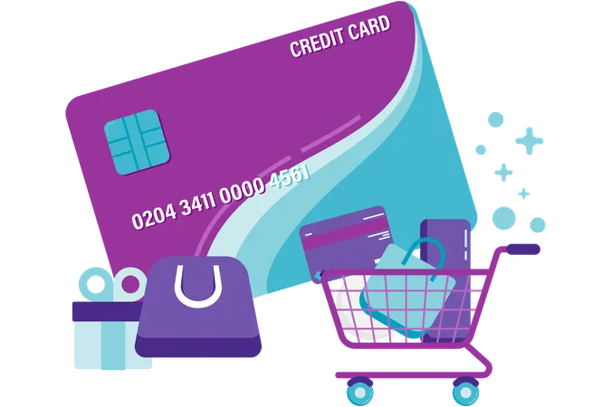 Credit card payment promotion  Illustration