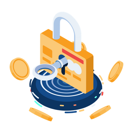 Credit Card Security  Illustration