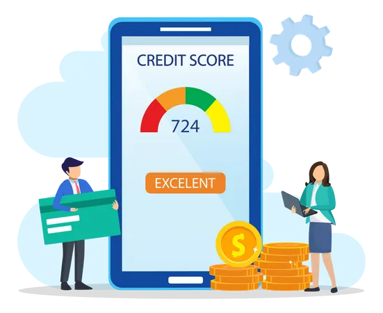 Credit Report  Illustration