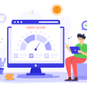 credit score illustrations free