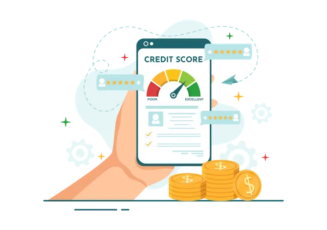 Credit Score  Illustration