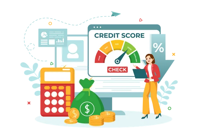 Credit Score  Illustration