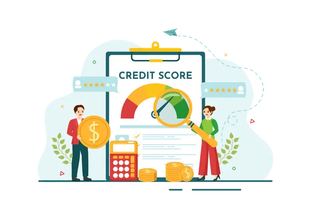 Credit Score  Illustration