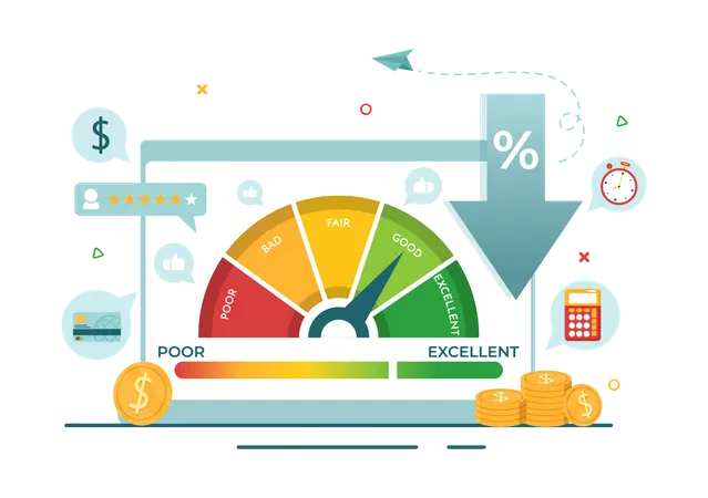 Credit Score  Illustration