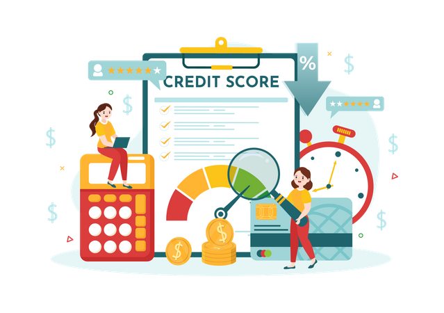 Credit Score  Illustration