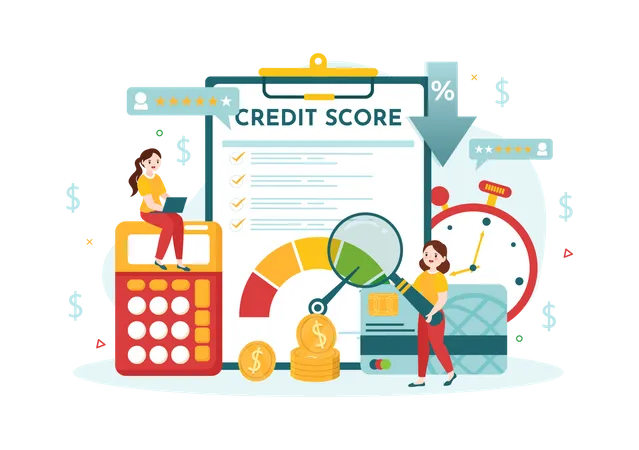 Credit Score  Illustration