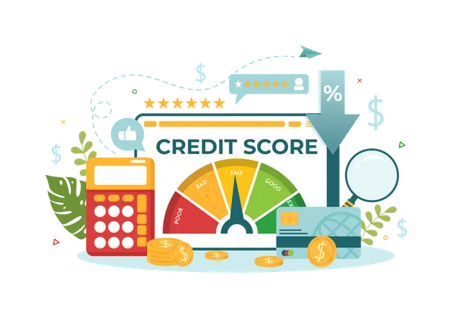 Credit Score  Illustration