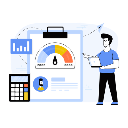 Credit Score  Illustration