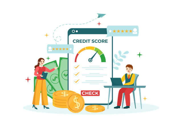 Credit Score  Illustration