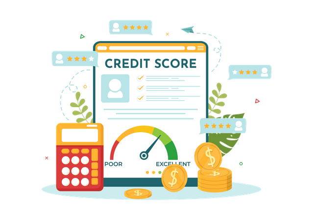 Credit Score rating  Illustration