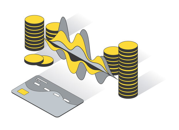 Credit Usage Analytics  Illustration