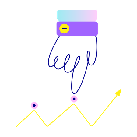 Crescimento da receita  Ilustração