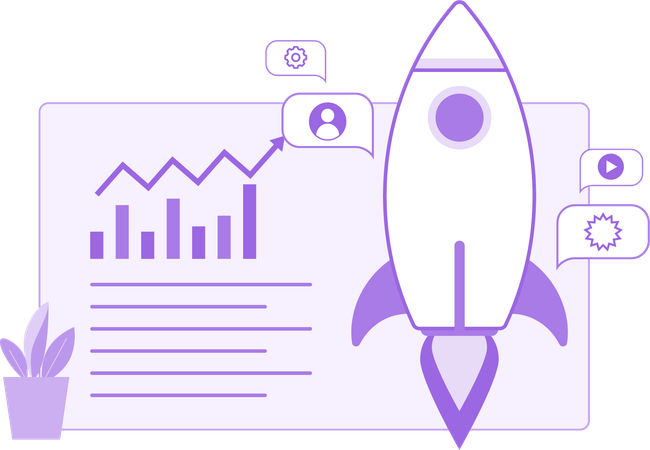Crescimento de inicialização de negócios  Illustration