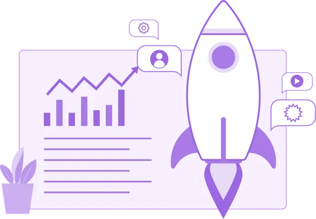 Crescimento de inicialização de negócios  Illustration