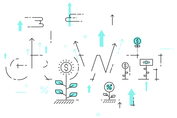 O crescimento do negócio  Ilustração
