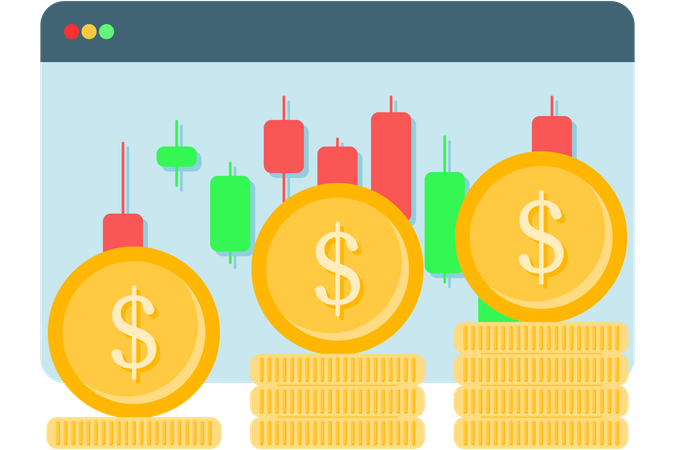 Crescimento do investimento  Ilustração