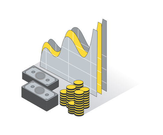 Crescimento do investimento  Ilustração