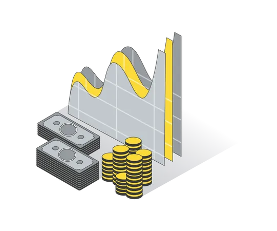 Crescimento do investimento  Ilustração