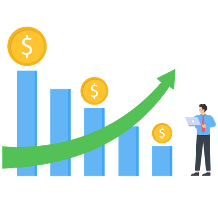 Crescimento Financeiro  Ilustração