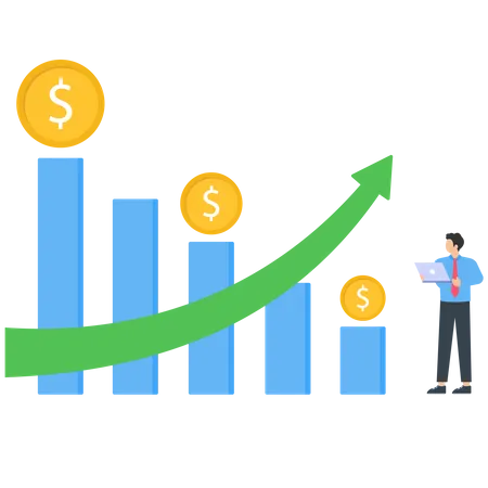 Crescimento Financeiro  Ilustração