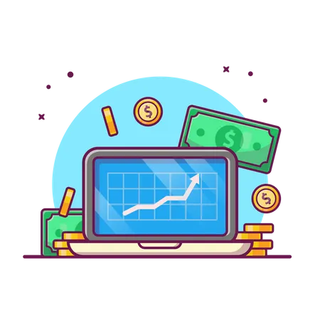 Crescimento Financeiro  Ilustração