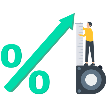 Crescimento nos lucros do investimento  Illustration