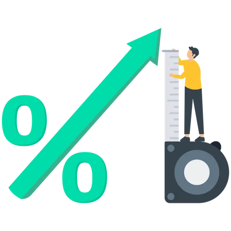 Crescimento nos lucros do investimento  Illustration