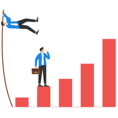 Crescimento para negócios  Ilustração