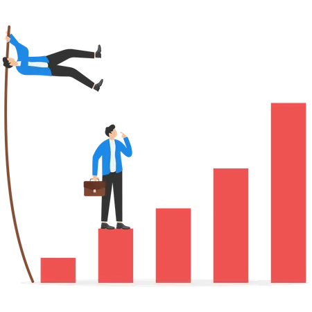 Crescimento para negócios  Ilustração