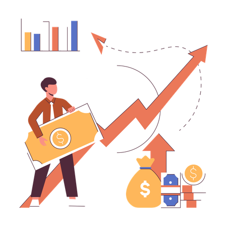 Crescita degli investimenti  Illustration