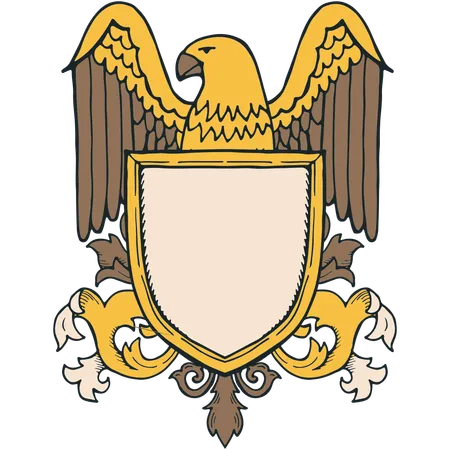 Crest Emblem  Illustration