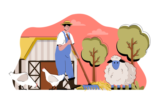 Criação animal  Ilustração