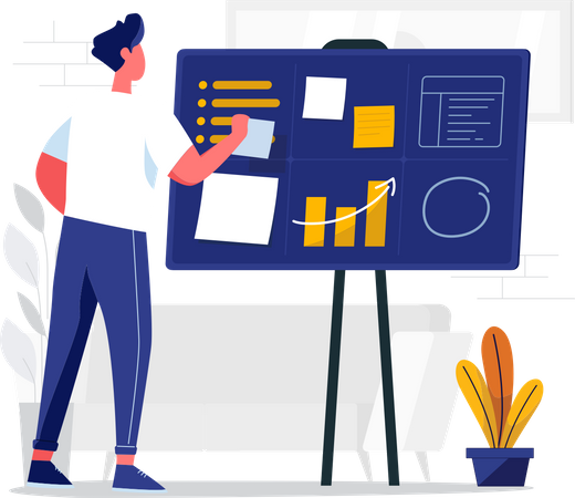 Criar plano de trabalho  Ilustração