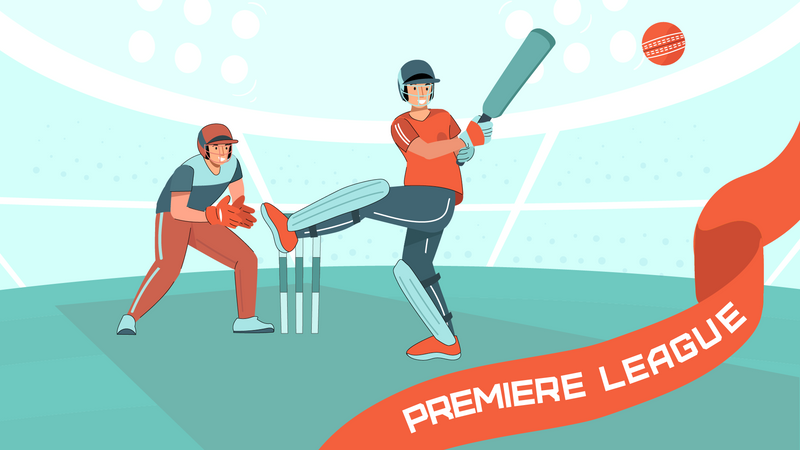 Cricket Premiere League  Illustration