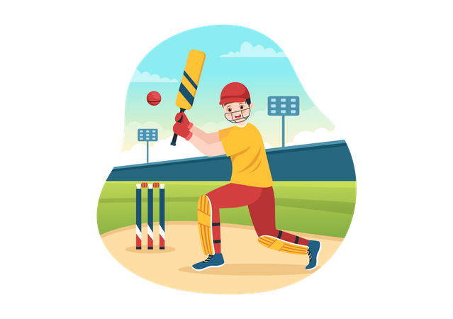 Cricket Sport  Illustration