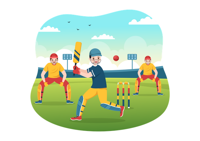 Cricket Sport  Illustration