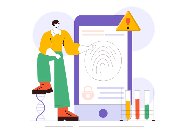 Crime Investigation  Illustration