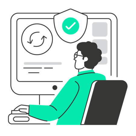 Criptografia de dispositivo  Ilustração