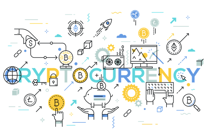Criptomoeda  Illustration